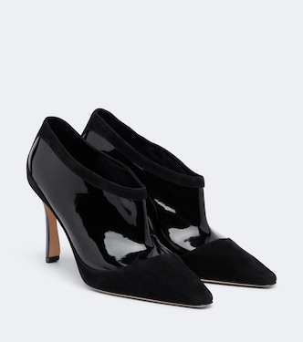 Ters suede and patent leather pumps | Manolo Blahnik