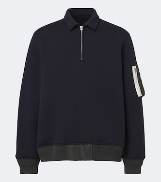 Polo-Sweatshirt aus einem Baumwollgemisch | Sacai