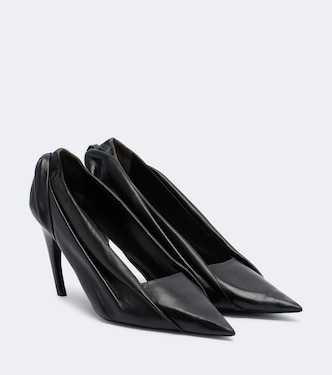 Eve draped leather pumps | Khaite