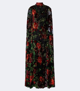 Floral devoré velvet gown | Rodarte