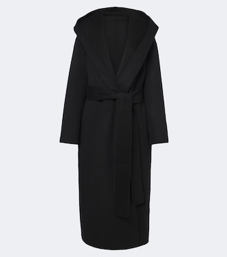 Hooded wool wrap coat | Toteme