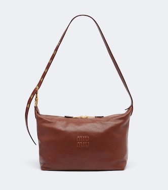 Sac porté épaule Spirit en cuir | Miu Miu