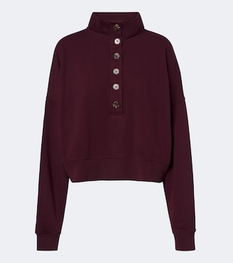 Fatima cotton jersey sweatshirt | Velvet