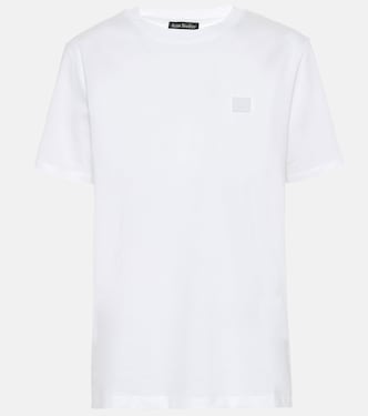 Face cotton jersey T-shirt | Acne Studios