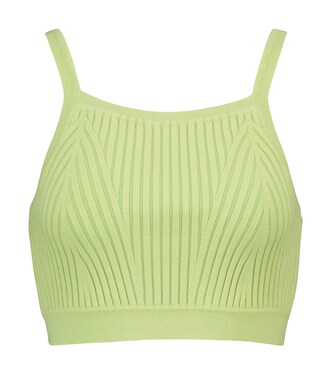 Ribbed-knit crop top | Live The Process