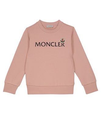Logo cotton jersey sweatshirt | Moncler Enfant