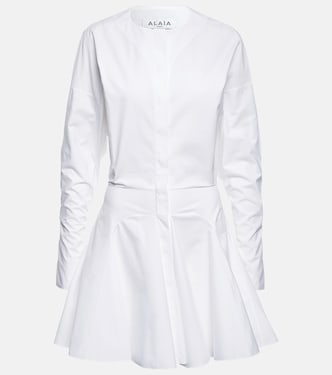 Cotton poplin minidress | Alaïa