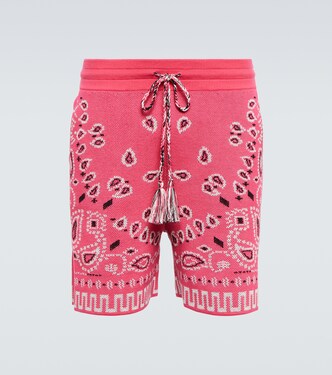 Shorts Bandana in misto cotone piqué | Alanui