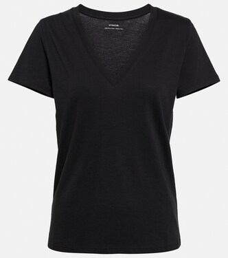 Cotton V-neck T-shirt | Vince