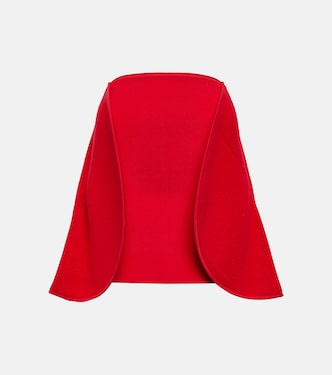Minifalda de jersey con paneles | Victoria Beckham