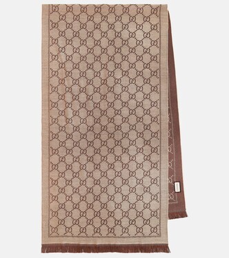 Schal GG aus Woll-Jacquard | Gucci