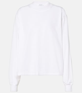 سويت شيرت من القطن الجيرسيه | Alaïa