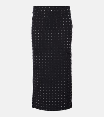 Nome crystal-embellished midi skirt | Sportmax