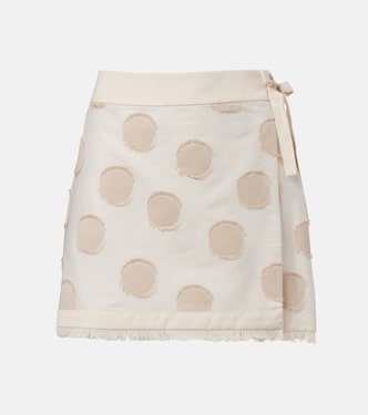 Bethany polka-dot wrap skirt | Simkhai