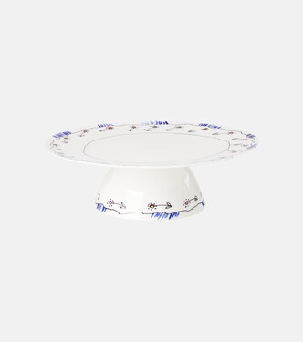Midnight Flowers Anemone Milk porcelain cake stand by Marni | Serax