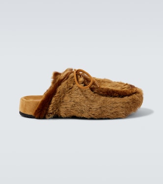 Shearling clogs | Dries Van Noten