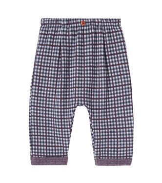 Baby Simon checked cotton-blend pants | 1 + in the Family