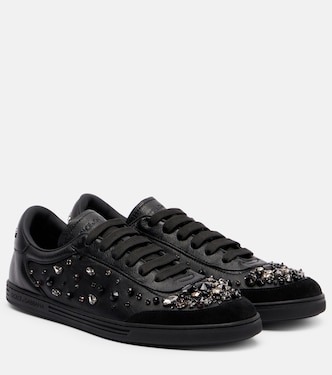 Saint Tropez Light embellished leather sneakers | Dolce&Gabbana
