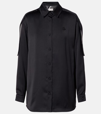 x EE72 by Edward Enninful satin shirt | Moncler Genius