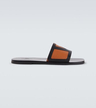 Viva Superstar leather slides | Valentino Garavani