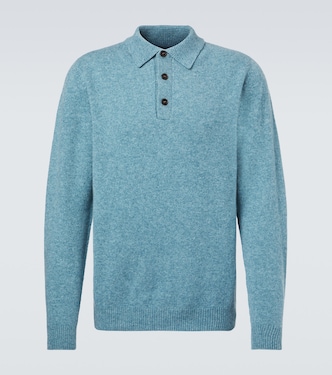 Wool polo shirt | Sunspel