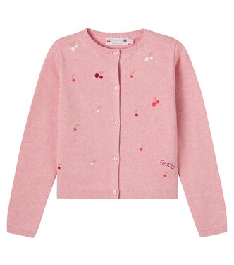 Bestickter Cardigan Lilith aus Baumwolle | Bonpoint