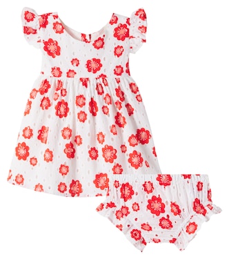 Baby cotton dress and bloomers set | Fábula