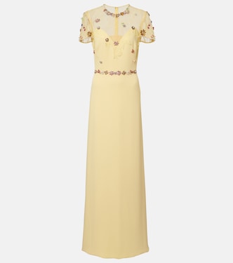 Embellished sequined crêpe gown | Costarellos