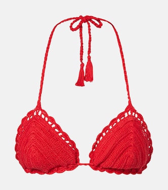 Crochet cotton bikini top | Anna Kosturova