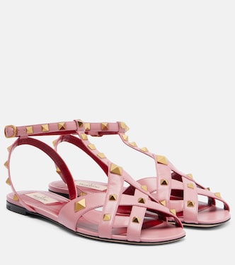 Sandalen Rockstud aus Leder | Valentino Garavani