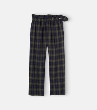 Pantaloni in misto cotone a quadri | Tartine et Chocolat
