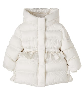 Baby ruffled puffer jacket | Monnalisa