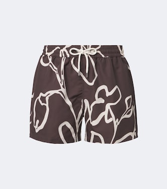 Rio printed swim trunks | Frescobol Carioca