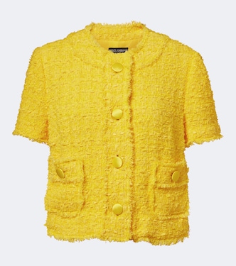 Cotton-blend tweed jacket  | Dolce&Gabbana