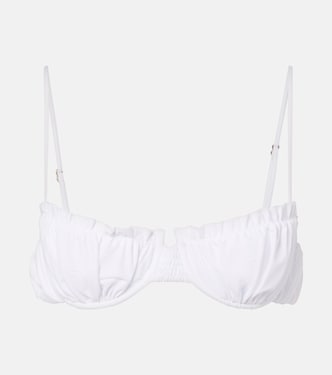 Esterel ruched bikini top | Faithfull