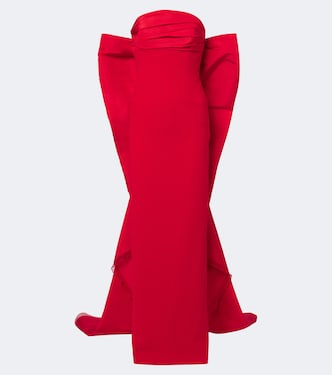 Abito lungo bustier con fiocco | Carolina Herrera