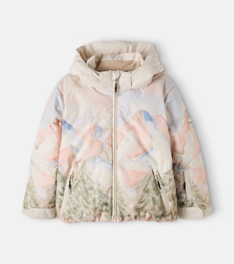 Moyra printed down ski jacket | Bonpoint