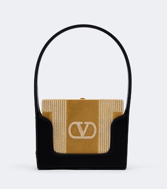 Clutch Minaumorphe mit Swarovski®-Kristallen | Valentino Garavani