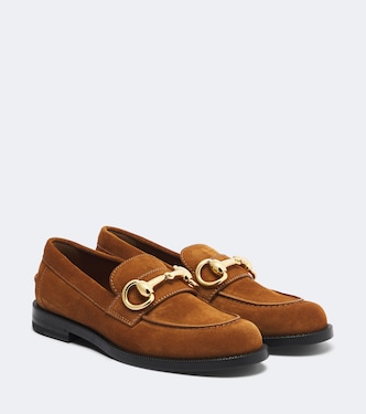 Loafers Horsebit aus Veloursleder | Gucci