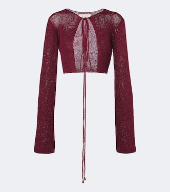 Alma cropped sequined cardigan | Bananhot