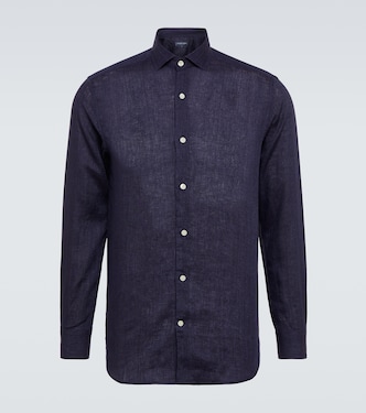 Long-sleeved linen shirt | Frescobol Carioca