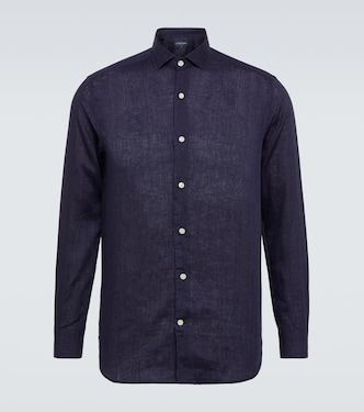 Long-sleeved linen shirt | Frescobol Carioca