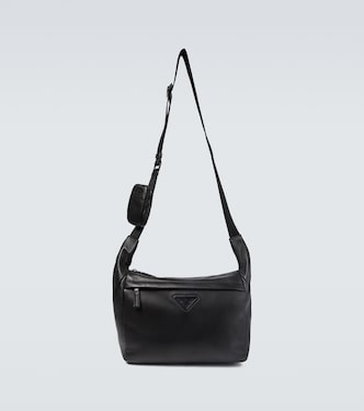 Leather shoulder bag | Prada