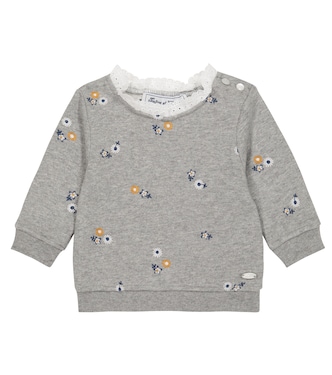 Baby embroidered cotton sweatshirt | Tartine et Chocolat
