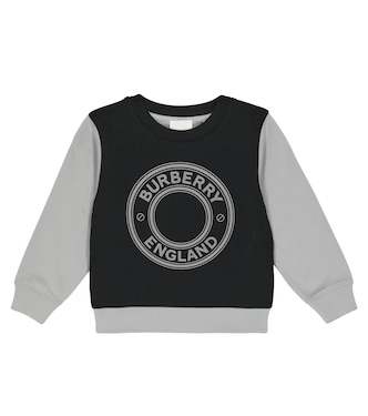 Logo cotton jersey sweatshirt | Burberry Kids