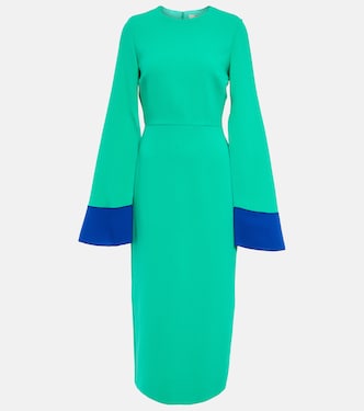 Robe midi en laine | Roksanda