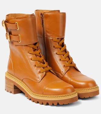 Botas con cordones Mallory de piel | See By Chloé
