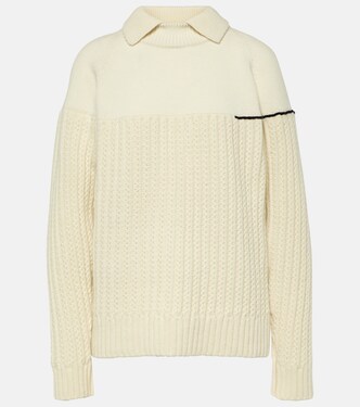 Double-collar wool sweater | Victoria Beckham