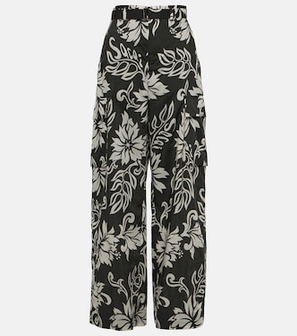 Pantalon ample à taille haute | Sacai