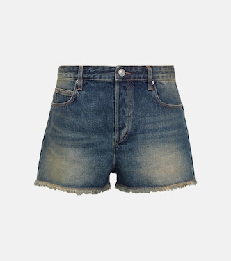 Lesia mid-rise denim shorts | Isabel Marant
